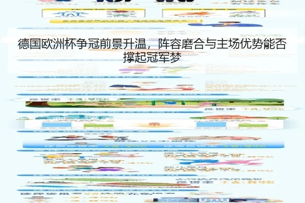 德国欧洲杯争冠前景升温，阵容磨合与主场优势能否撑起冠军梦